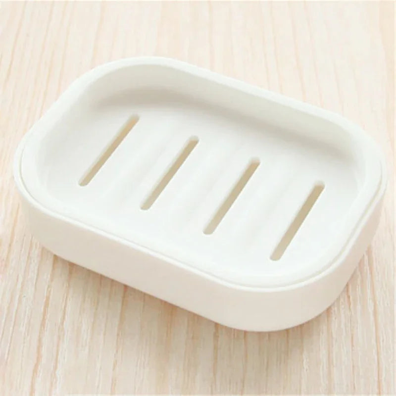 New Creative Soap Dish Portable Plastic Household Bathroom Soap Case Holder Double soap box For Kitchen Bathroom Accessories