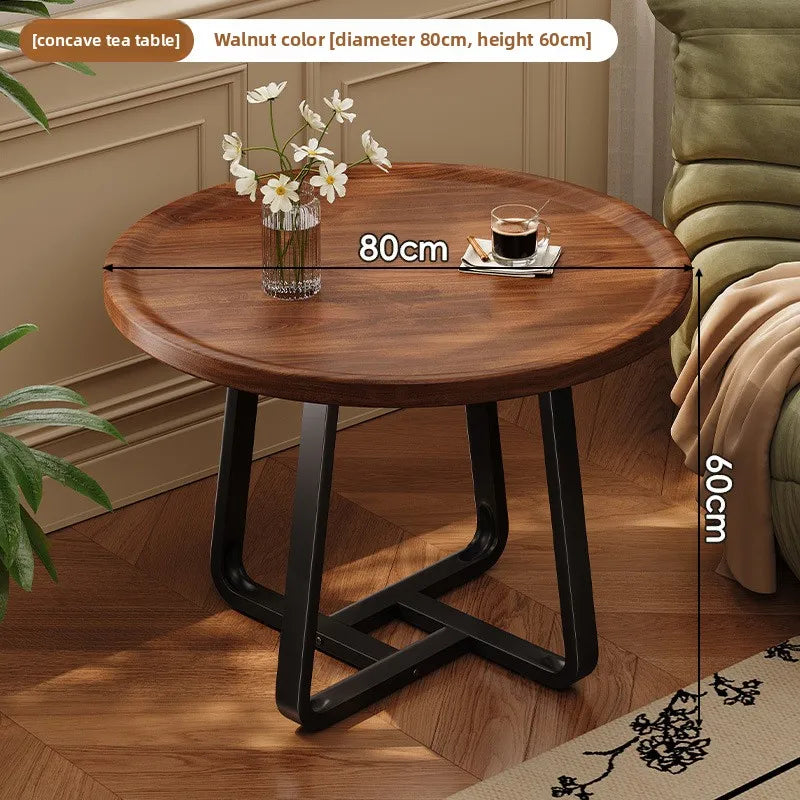 Circular coffee table, sofa side table for small living room and household use, balcony small table, tea table ,coffee table