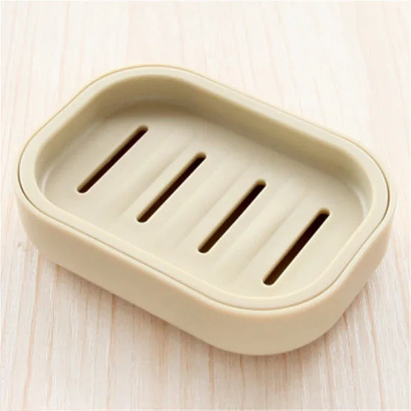 New Creative Soap Dish Portable Plastic Household Bathroom Soap Case Holder Double soap box For Kitchen Bathroom Accessories